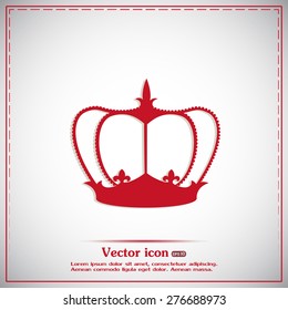 Crown vector icon