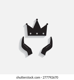 crown - vector icon