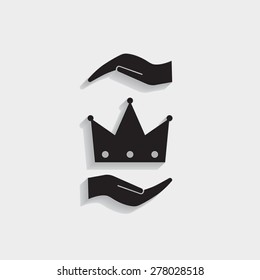 crown - vector icon