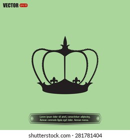 Crown vector icon