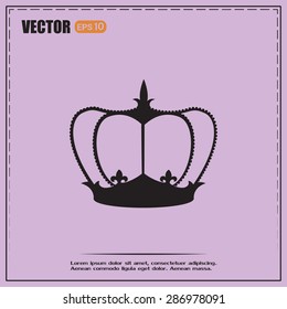 Crown vector icon