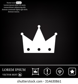 crown - vector icon