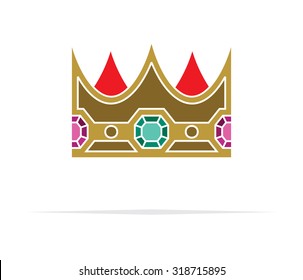 Crown vector icon