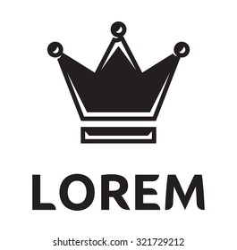 Crown vector icon