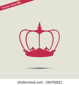 Crown vector icon