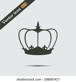 Crown vector icon