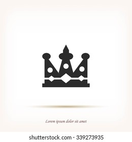 Crown vector icon