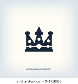 Crown vector icon
