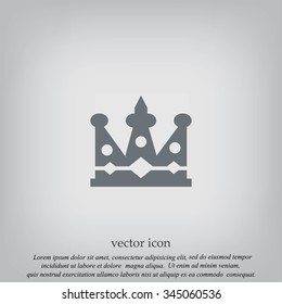 Crown vector icon