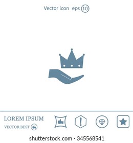 crown - vector icon