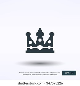 Crown vector icon