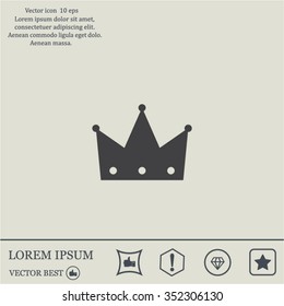 crown - vector icon
