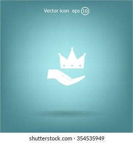 crown - vector icon