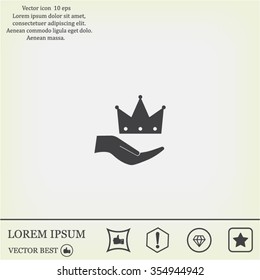 crown - vector icon