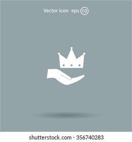 crown - vector icon