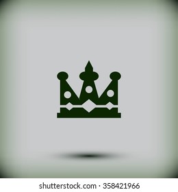 Crown vector icon