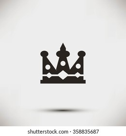 Crown vector icon