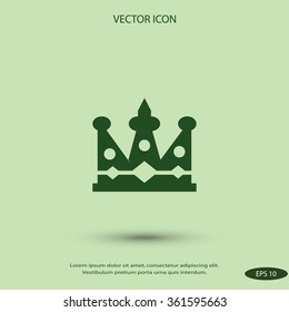 Crown vector icon