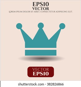 Crown vector icon