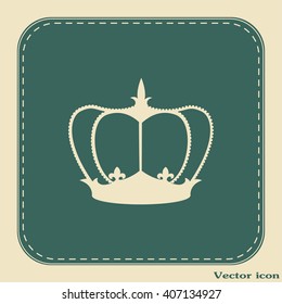 Crown vector icon