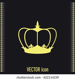 Crown vector icon