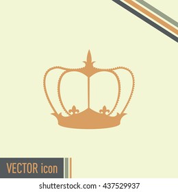 Crown vector icon