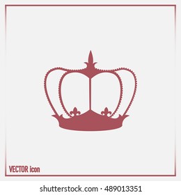 Crown vector icon