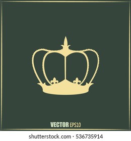 Crown vector icon