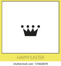 Crown Vector Icon.