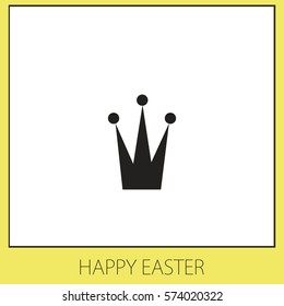 Crown Vector Icon.