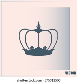 Crown vector icon