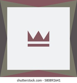 Crown Vector Icon.