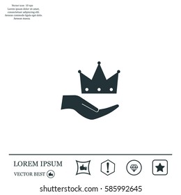 crown - vector icon