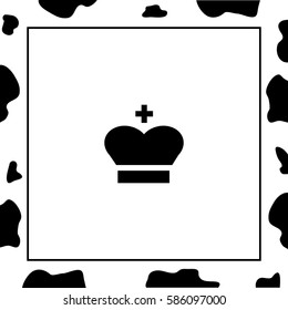 Crown Vector Icon. 