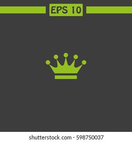 Crown Vector Icon.