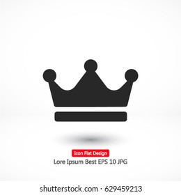 Crown Vector icon
