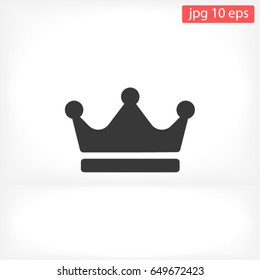 Crown Vector icon
