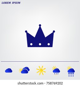 crown - vector icon