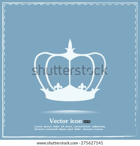 Crown vector icon