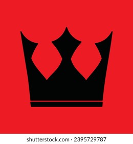 crown vector and icon design