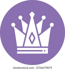 Crown Vector Icon Design Illustration