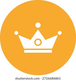 Ilustración de diseño de icono de Vector de corona