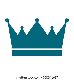crown vector icon, flat design best vector crown illustration 