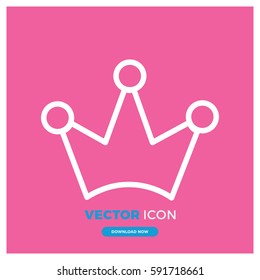crown vector icon illustration