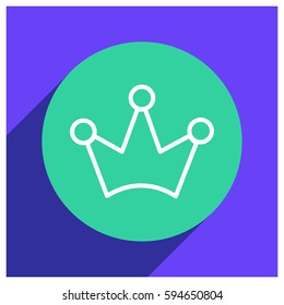 crown vector icon illustration