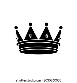 Crown vector icon. King illustration sign. Queen symbol. monarchy mark.