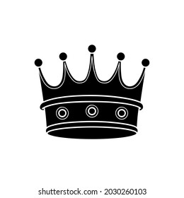 Crown vector icon. King illustration sign. Queen symbol. monarchy mark.