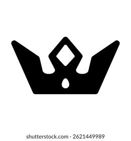 Crown vector icon. King illustration sign. Queen symbol. monarchy mark.