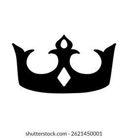 Crown vector icon. King illustration sign. Queen symbol. monarchy mark.