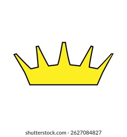 Crown vector icon. King illustration sign. Queen symbol. monarchy mark.